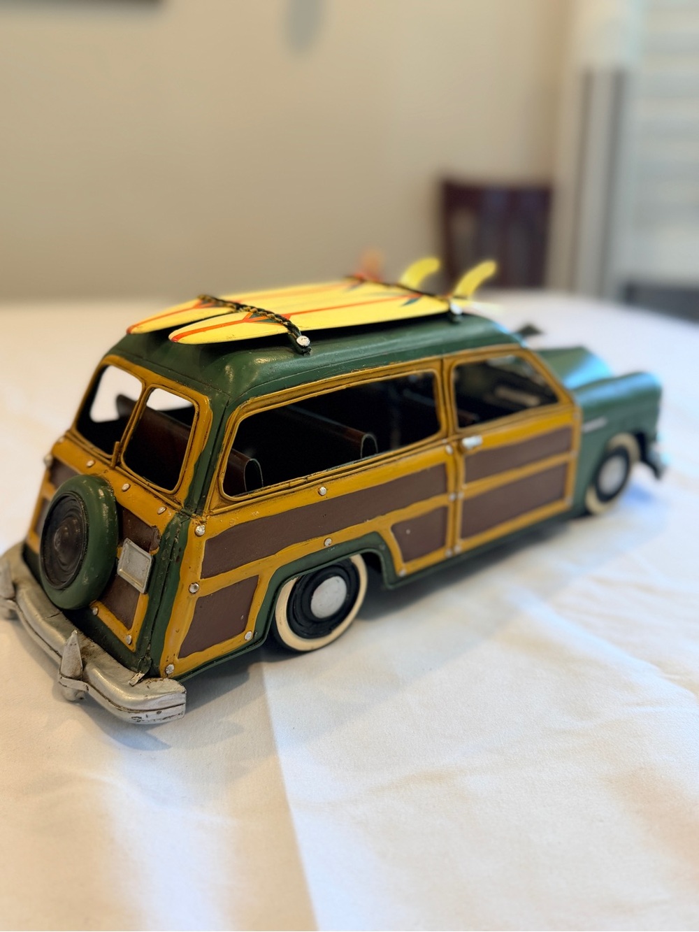 Woody Wagon 1.18 die cast unsure of year but can make a great gift for mans cave